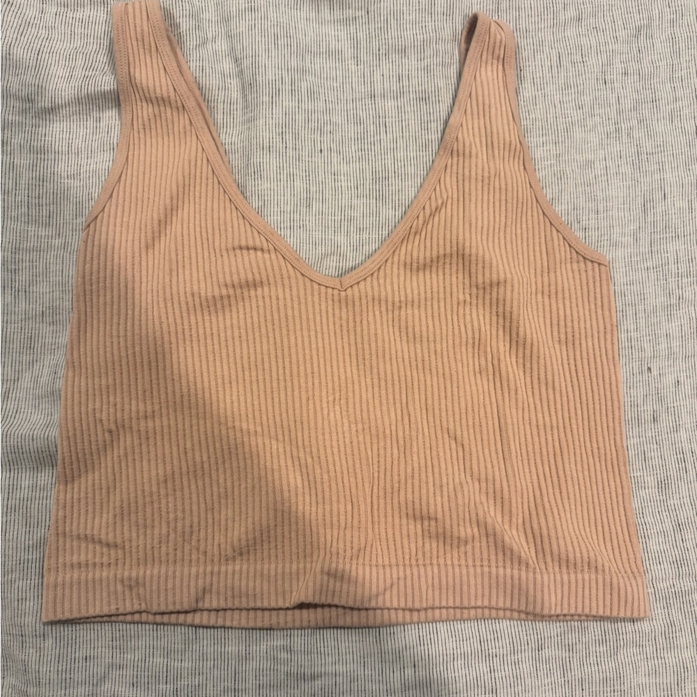 Free People Intimately Ribbed Cropped Tank Top